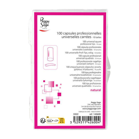 Capsules universelles carrées x 100