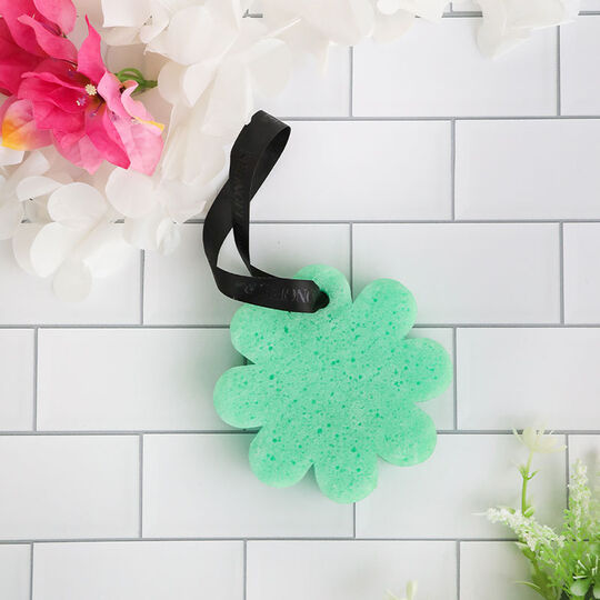 &Eacute;ponge de bain infus&eacute;e coco verveine
