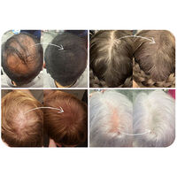 Fibres densifiantes pour cheveux blond fonc&eacute;