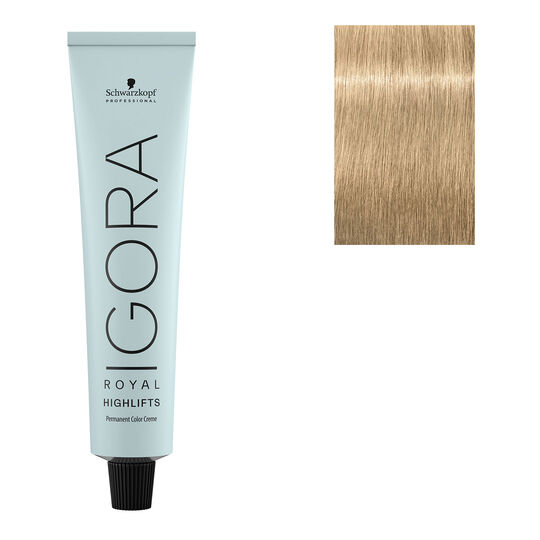Coloration permanente Igora Royal 10-14 blond tr&egrave;s tr&egrave;s clair cendr&eacute; beige
