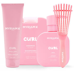 Rituel pour cheveux boucl&eacute;s