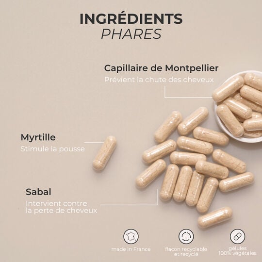 Compl&eacute;ment alimentaire anti-chute cure 3 mois
