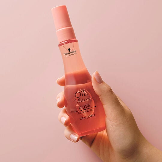 Huile de finition Rose pour cheveux fins ou stressés
