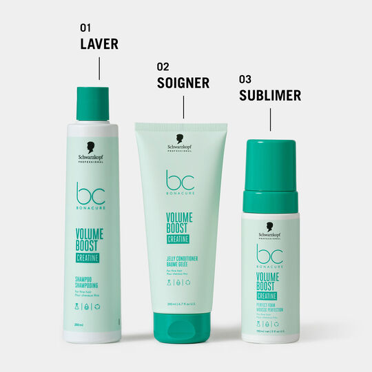 Rituel l&eacute;ger cheveux fins BC Volume Boost