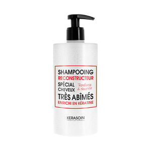 Shampooing reconstructeur &agrave; la k&eacute;ratine pour cheveux tr&egrave;s ab&icirc;m&eacute;s 500ml
