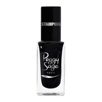 Vernis à ongles stamping Peggy sage noir