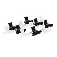 Pince croco x 12 PM noir/blanc,  Pince croco x 12 PM noir/blanc