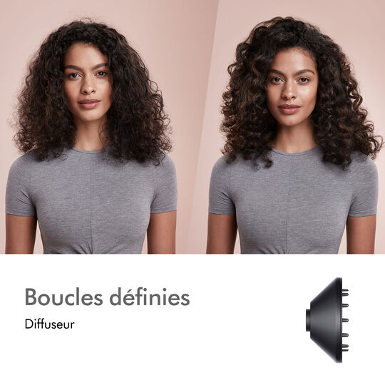 S&egrave;che-cheveux Supersonic cheveux boucl&eacute;s fris&eacute;s