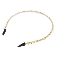 Serre-tête à perles et chaînette