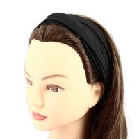 Bandeau tissu noeud Noir