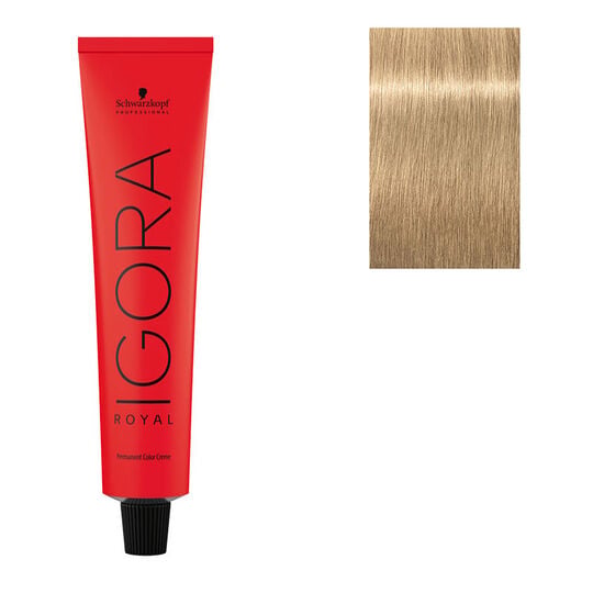 Coloration permanente Igora Royal 9-0 blond tr&egrave;s clair naturel