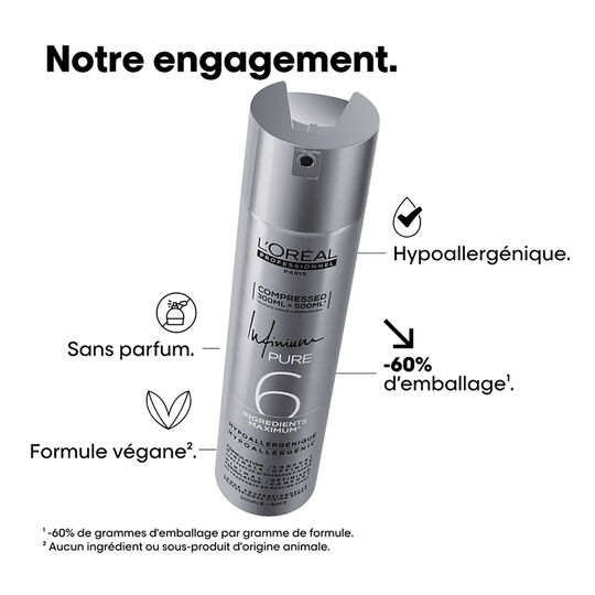 Laque Infinium Pure fixation souple 300ml