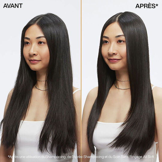 Le rituel hydratant cheveux secs et r&ecirc;ches All Soft