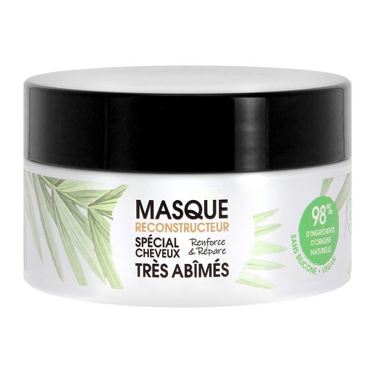 Masque reconstructeur cheveux tr&egrave;s ab&icirc;m&eacute;s Gamme Nature