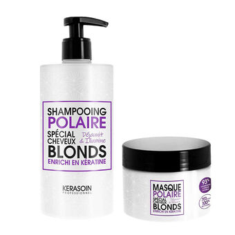 Rituel blond polaire shampooing et masque