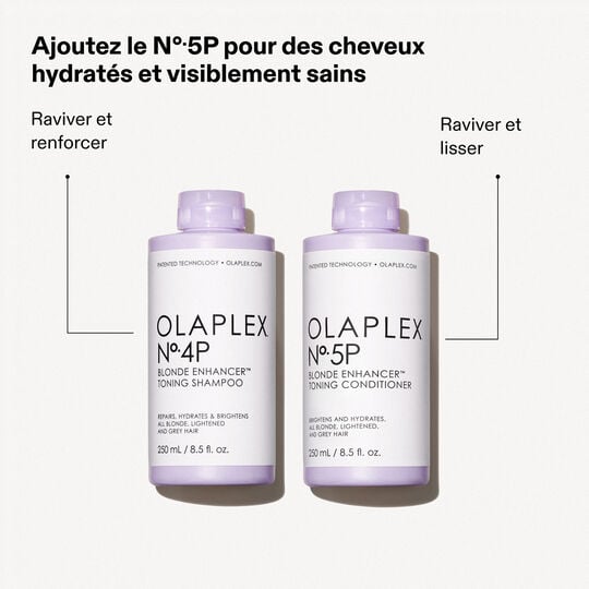 Routine cheveux blonds