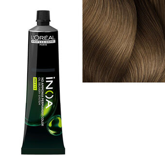 Coloration sans ammoniaque Inoa 8.13 blond clair cendré doré