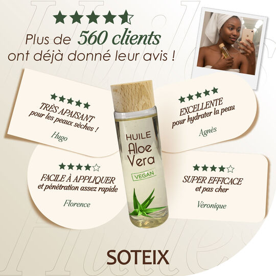 Huile d'aloe vera