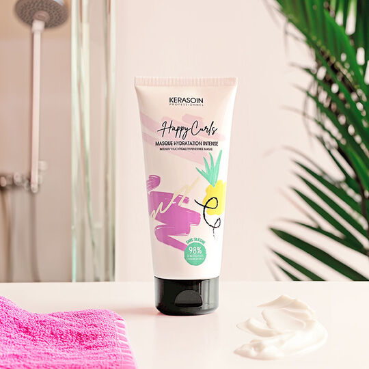 Rituel nourrissant cheveux boucl&eacute;s Happy Curls