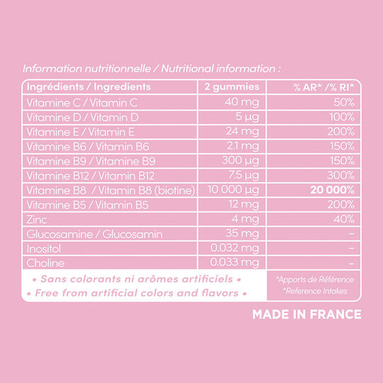 Cure complète de gummies 3 mois