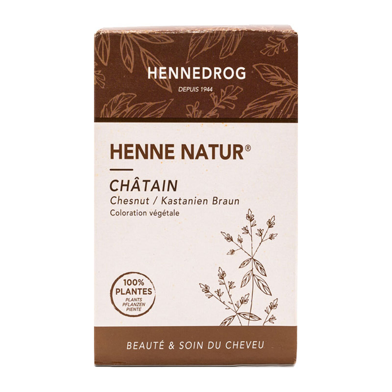 Poudre De Henné Blond - Sachet De 90 Grammes - Coloration Naturelle - Marque Hennedrog - Neuf Scellé
