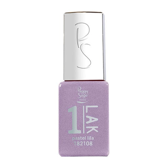 1-LAK vernis semi-permanent 3 en 1 pastel lila
