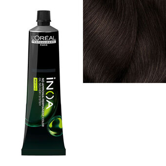 Coloration sans ammoniaque Inoa 4.35 châtain doré acajou
