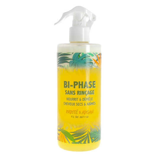 D&eacute;m&ecirc;lant bi-phase &agrave; l'argan et au karit&eacute; 500ml