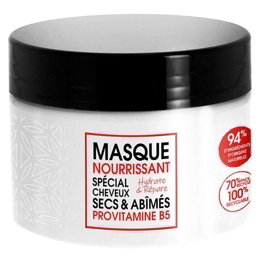 Masque nourrissant pour cheveux secs et abim&eacute;s