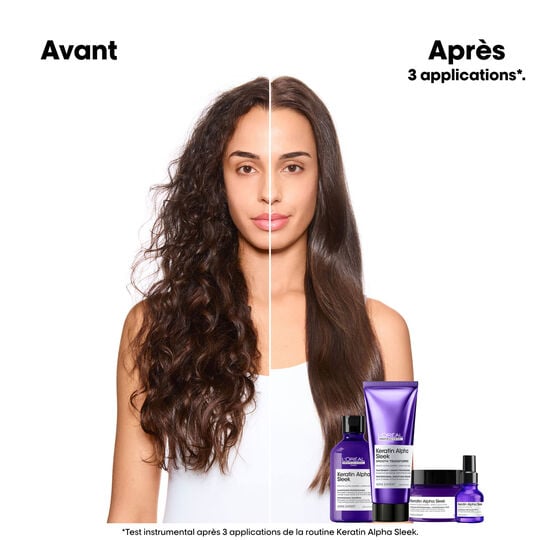 Shampooing disciplinant Keratin Alpha Sleek 500 ml