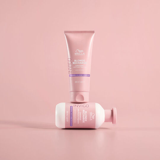 Conditionneur raviveur de couleur blond froid Invigo Blonde Recharge