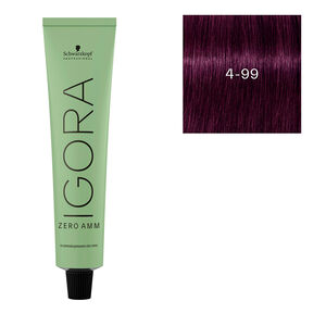 Coloration Igora Zero Amm 4-99 ch&acirc;tain violet extra