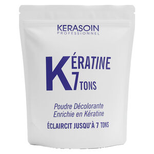 Poudre d&eacute;colorante bleue enrichie en k&eacute;ratine 7 tons