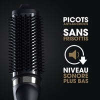 Brosse soufflante 2-en-1 Duet Blowdry noir