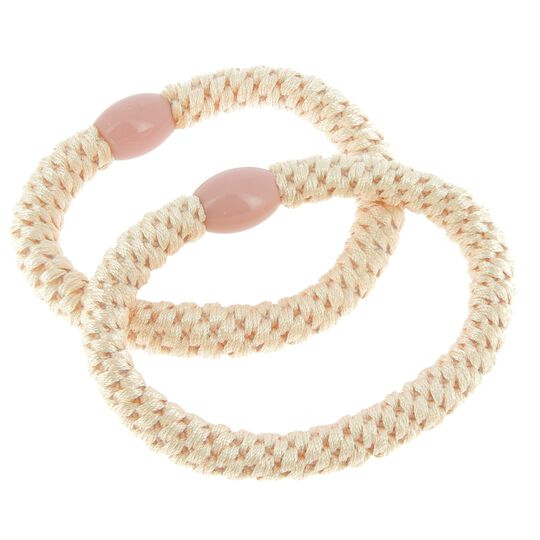 &Eacute;lastiques tiss&eacute;s sans m&eacute;tal champagne