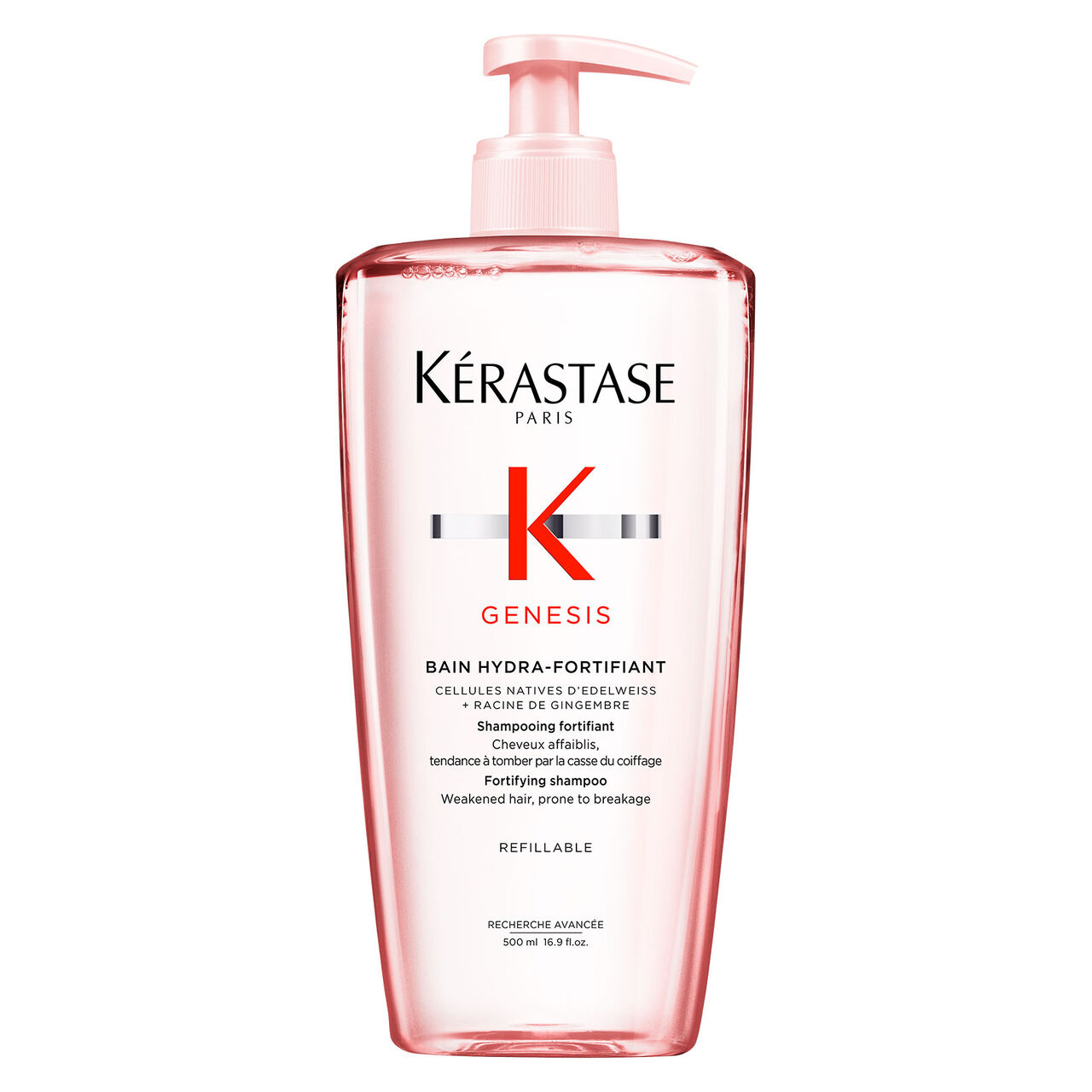 Kérastase - Bain hydra-fortifiant Genesis 500 ml rechargeable