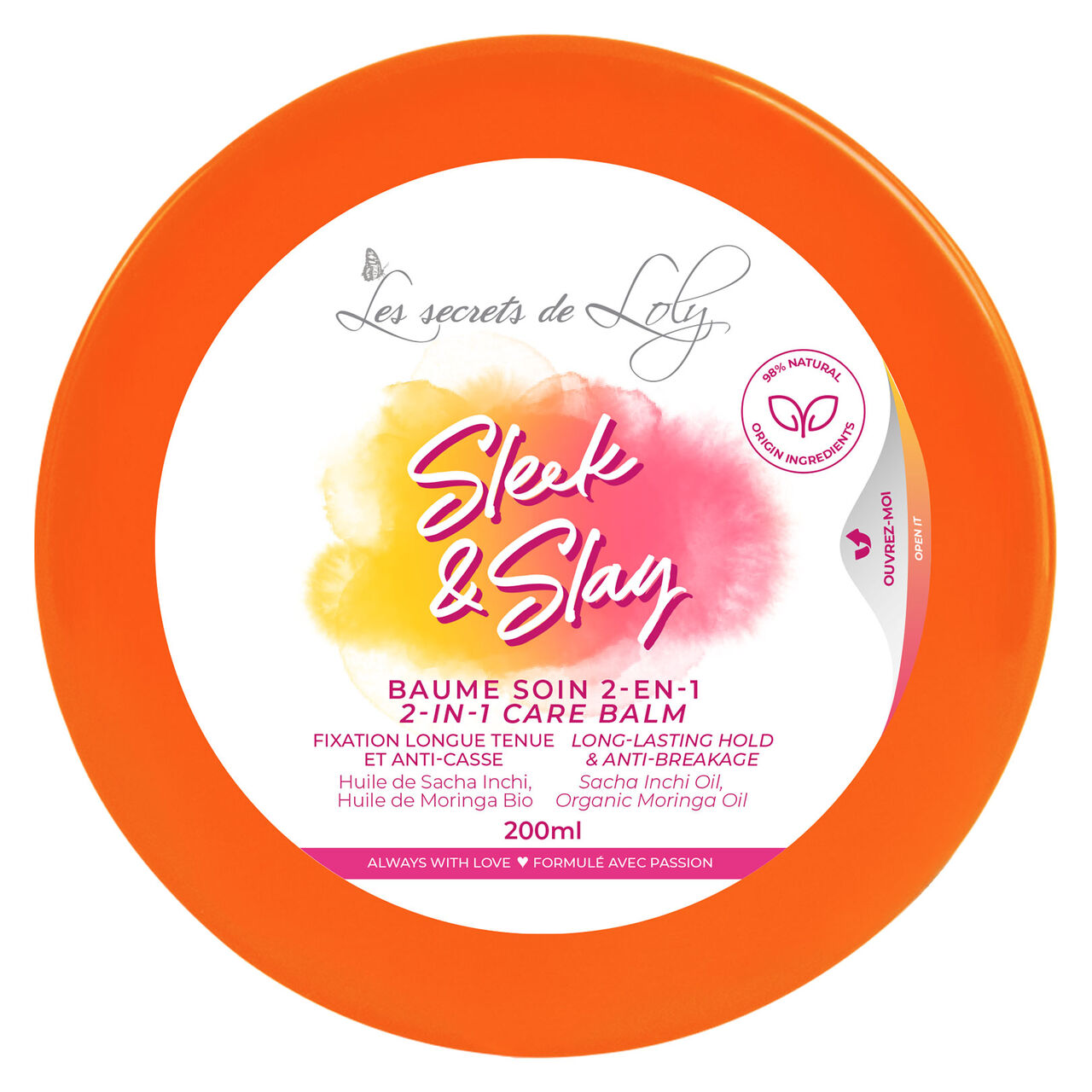 Les secrets de loly baume soin 2en1 sleek & slay 200ml - vue 2