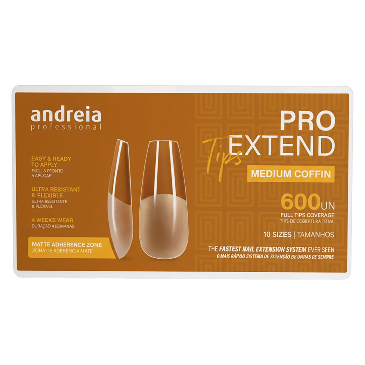 Capsules Pro Extend Tips medium coffin Andreia - vue 2