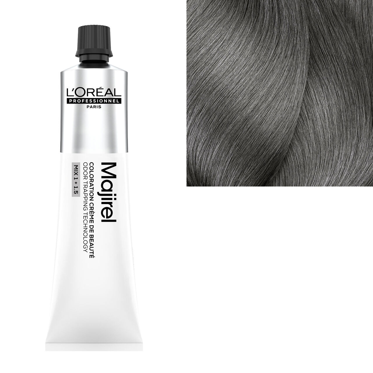 'Oréal Professionnel Majirel 4.8 Châtain Mocca Crème de Beauté Couvre jusqu'à 100% des Cheveux Blancs & Apporte Brillance et Couleur 50 ml - vue 2