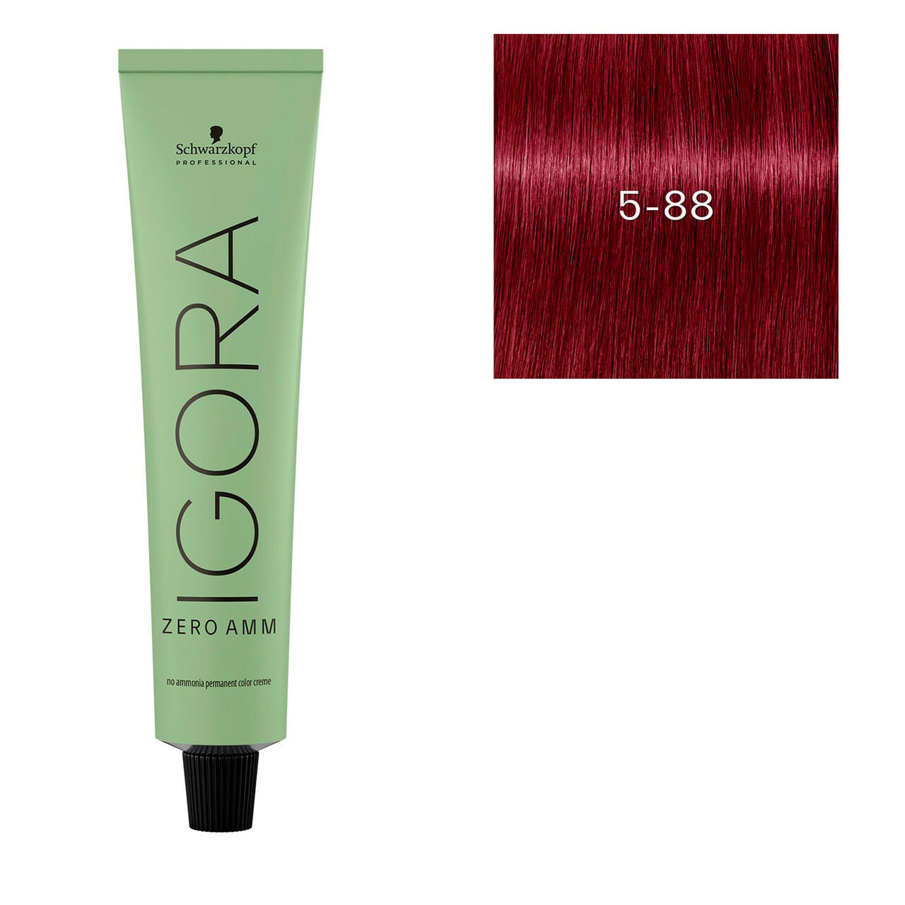 Schwarzkopf Professional - Coloration Igora Zero Amm 5-88 châtain clair rouge extra
