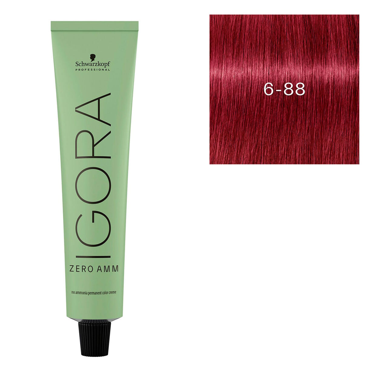 Schwarzkopf Professional - Coloration Igora Zero Amm 6-88 blond foncé rouge extra