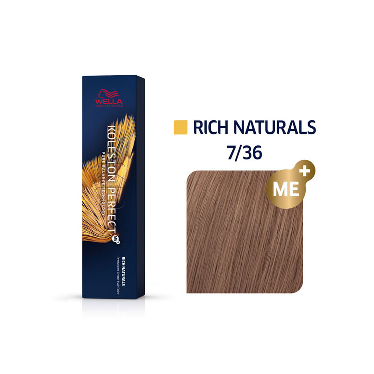 Wella Professionals - Coloration permanente Koleston Perfect Me+ 7/36 blond doré violet