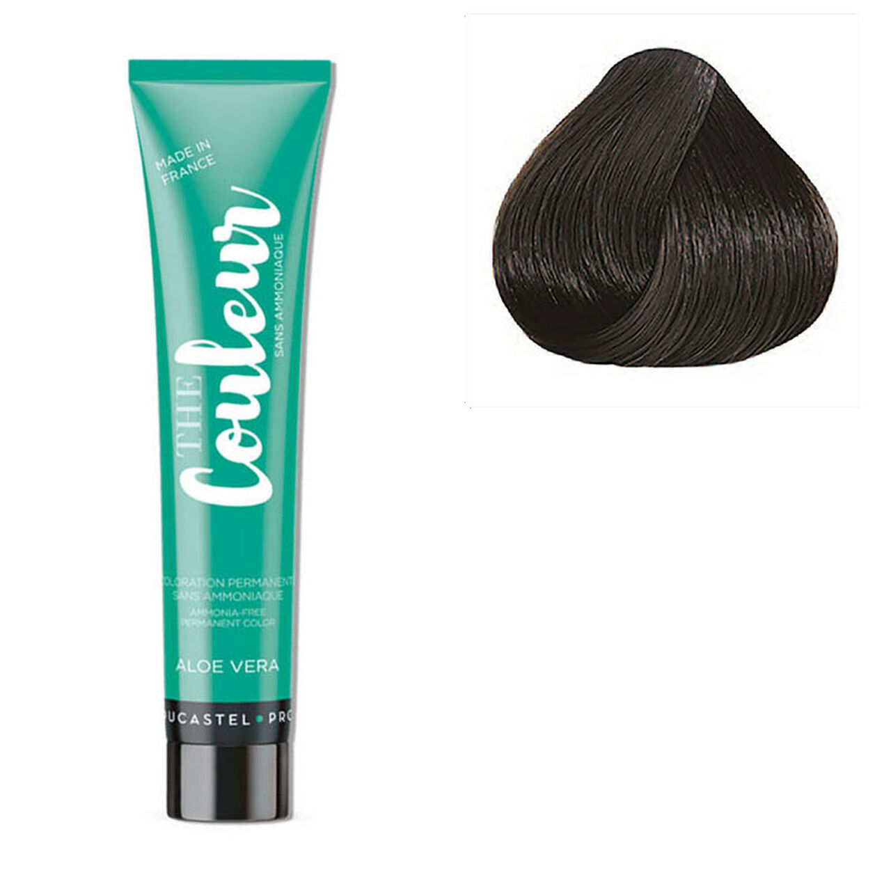 Coloration The Couleur 0% ammoniaque 5.4 châtain Duxelle 100ML - vue 7