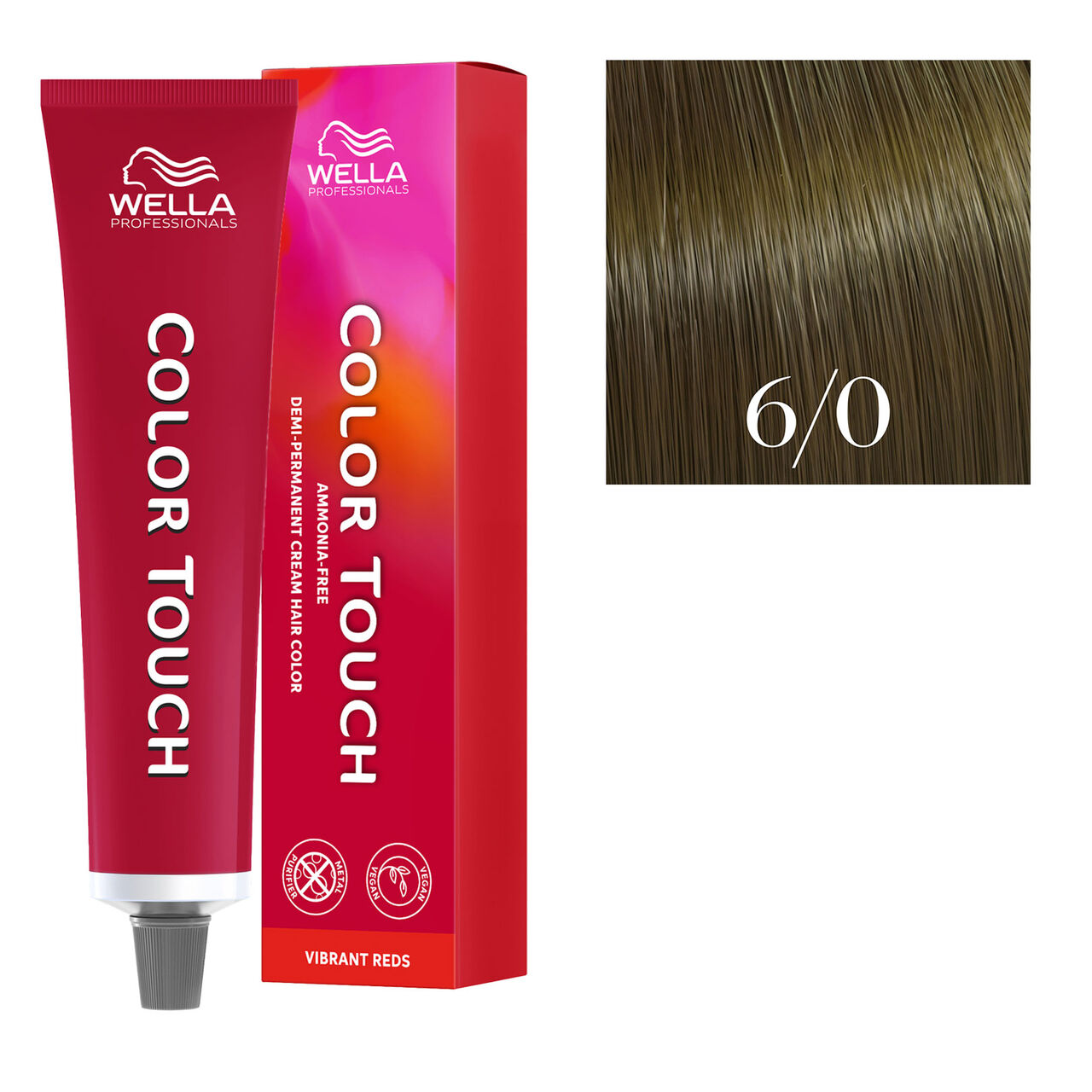 Wella Professionals - Coloration semi-permanente Color Touch 6/0 blond foncé naturel