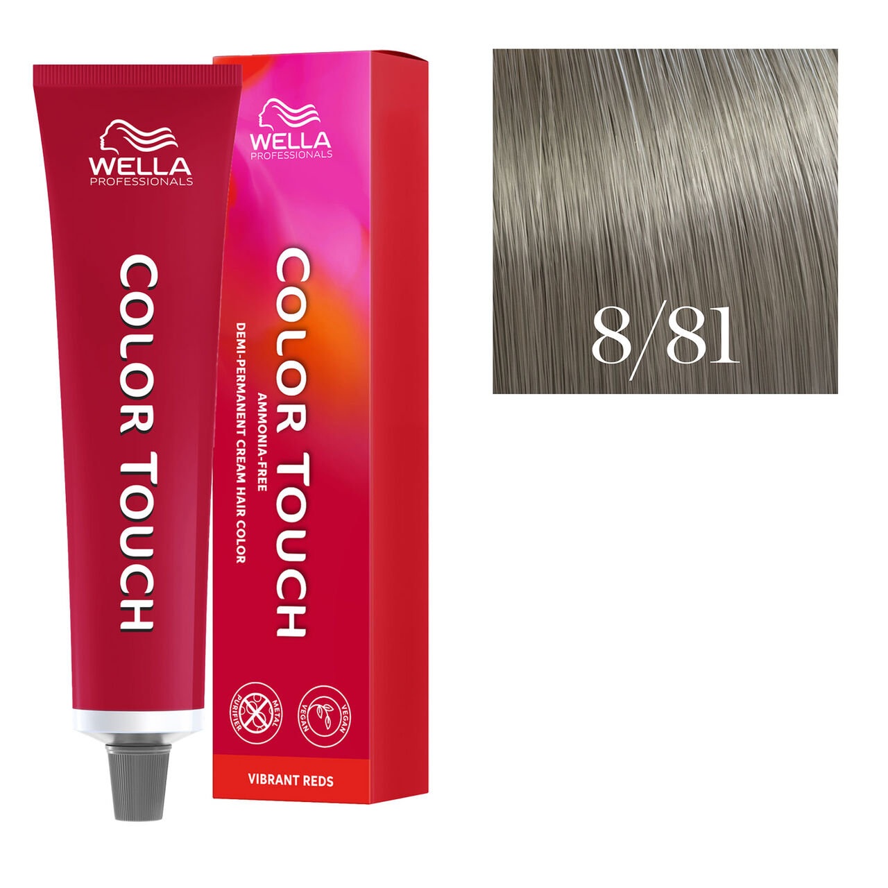 Wella Professionals - Coloration semi-permanente Color Touch 8/81 blond clair perlé cendré