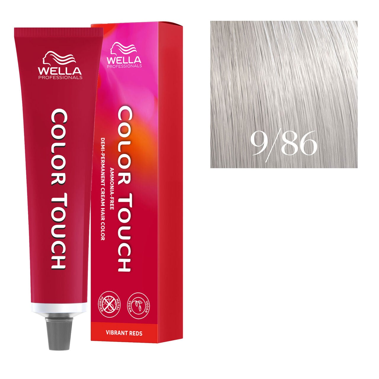 Wella Professionals - Coloration semi-permanente Color Touch 9/86 blond très clair perlé violine