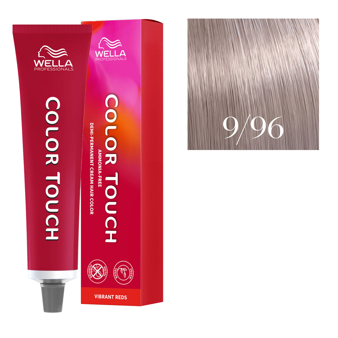 Wella Professionals - Coloration semi-permanente Color Touch 9/96 blond très clair fumé irisé
