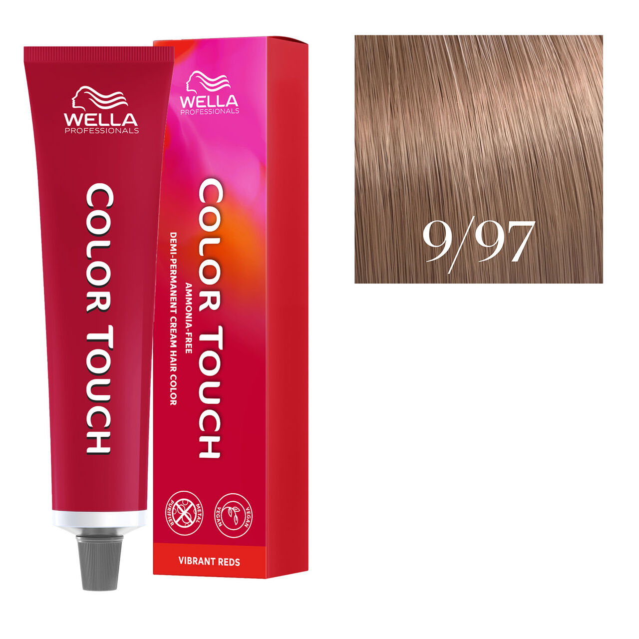 Wella Professionals - Coloration semi-permanente Color Touch 9/97 blond très clair fumé marron