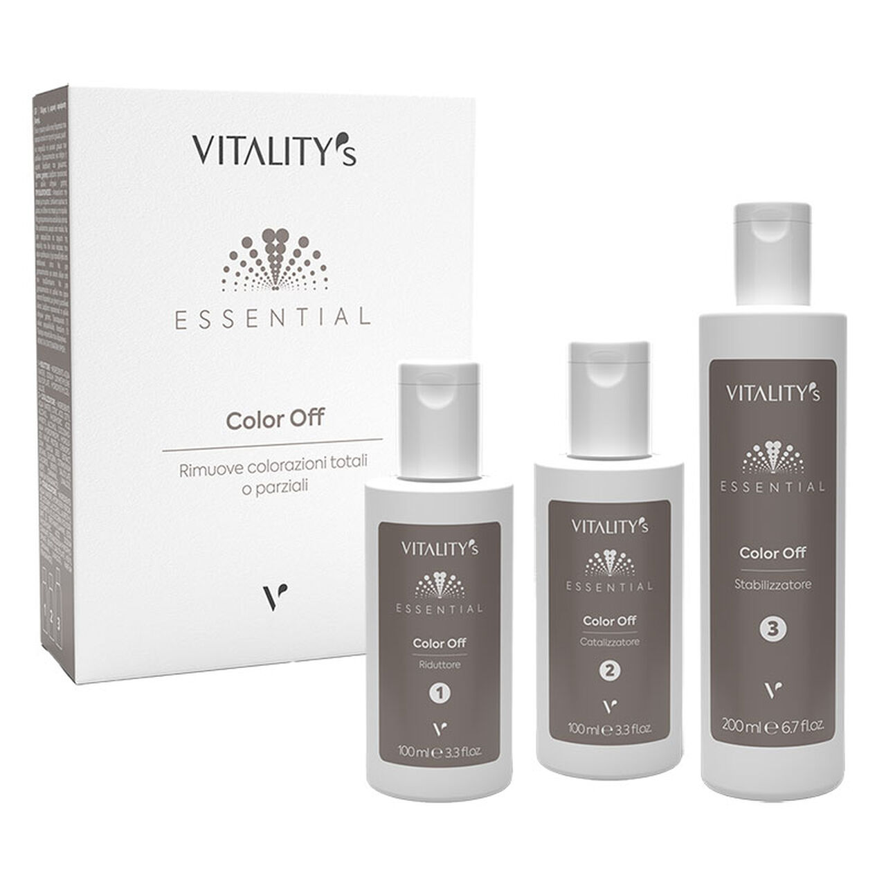 Kit effaceur coloration color off Vitality' 100ml + 100ml + 200ml - vue 2
