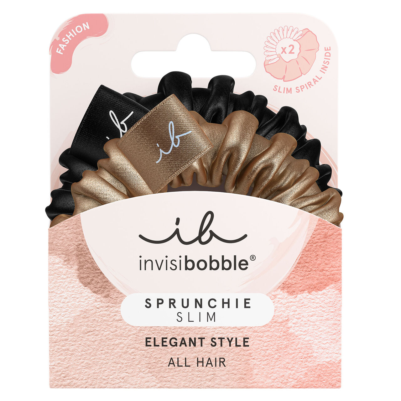 invisibobble Sprunchie Slim True Golden élastiques à cheveux 2 pcs - vue 4